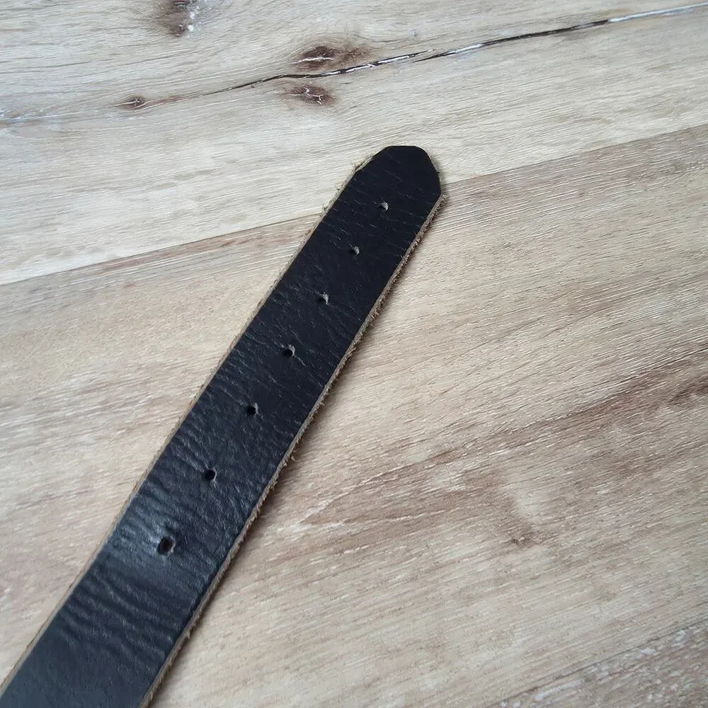Bill Adler Dark Brown Leather Belt sz 36 R-29040 Minimalist Casual Basic Work